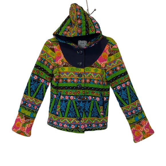 RARE 2007 Anthropologie ALLiHOP Dragon Boat Jacket Women's Size Small - Picture 2 of 10